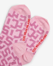 Load image into Gallery viewer, Gcds Monogram Jacquard Socks : Women Socks Pink | GCDS Spring/Summer 2023
