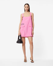 Load image into Gallery viewer, Heart Nylon Pockets Dress : Women Dress Fuchsia | GCDS Spring/Summer 2023
