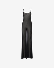 Load image into Gallery viewer, See Through Gown : Women Dress Black | GCDS Spring/Summer 2023

