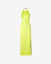 Load image into Gallery viewer, Bling Glossy Long Dress : Women Dress Yellow fluo | GCDS Spring/Summer 2023
