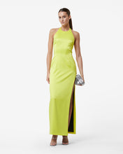 Load image into Gallery viewer, Bling Glossy Long Dress : Women Dress Yellow fluo | GCDS Spring/Summer 2023
