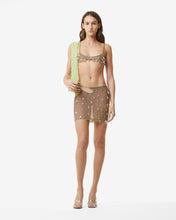 Carica l&#39;immagine nel visualizzatore di Gallery, Sita Drops Skirt : Women Skirts Military Green | GCDS Spring/Summer 2023
