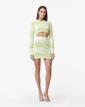 Load image into Gallery viewer, Gcds Braids Mini Skirt : Women Skirts Lime | GCDS Spring/Summer 2023
