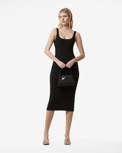Carica l&#39;immagine nel visualizzatore di Gallery, Logo Chain Long Dress : Women Dress Black | GCDS Spring/Summer 2023
