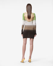 Carica l&#39;immagine nel visualizzatore di Gallery, Lurex Degradé Mini Dress : Women Dress Military Green | GCDS Spring/Summer 2023
