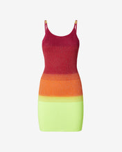 Load image into Gallery viewer, Lurex Degradé Tank Dress : Women Dress Fuchsia | GCDS Spring/Summer 2023

