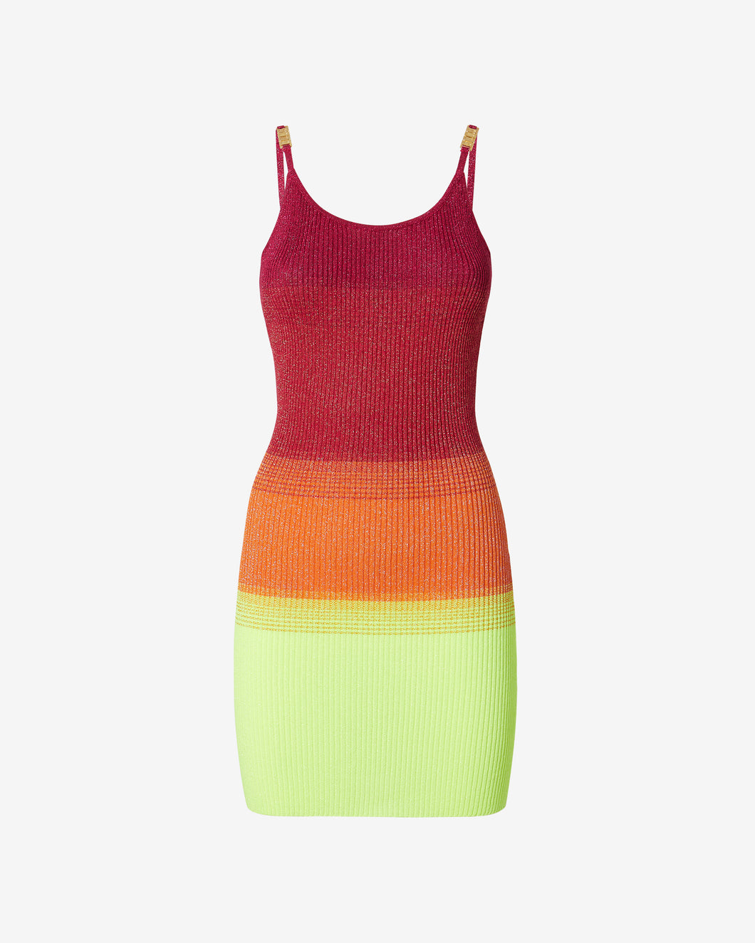 Lurex Degradé Tank Dress : Women Dress Fuchsia | GCDS Spring/Summer 2023