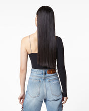 Load image into Gallery viewer, Gcds Bling One-Shoulder Bodysuit : Women Bodysuits Black | GCDS Spring/Summer 2023
