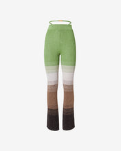 Load image into Gallery viewer, Lurex Degradé Knit Trousers : Women Trousers Military Green | GCDS Spring/Summer 2023
