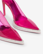 Carica l&#39;immagine nel visualizzatore di Gallery, Transpallic Rider Pumps : Women Shoes Fuchsia | GCDS Spring/Summer 2023
