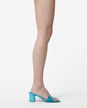 Load image into Gallery viewer, Transpallic Logo Low Sandals : Women Shoes Light Blue | GCDS Spring/Summer 2023
