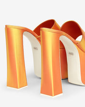Load image into Gallery viewer, Holographics Platform Sandals : Women Shoes Orange | GCDS Spring/Summer 2023
